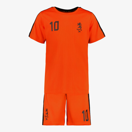 Tweedelig kinder sport set oranje zwart