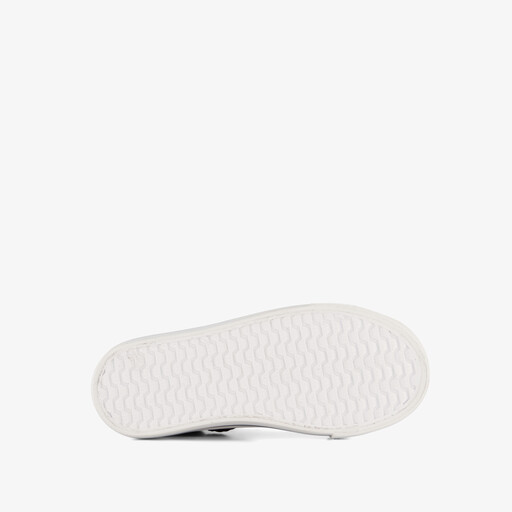 Meisjes hoge sneakers met polkadots bruin