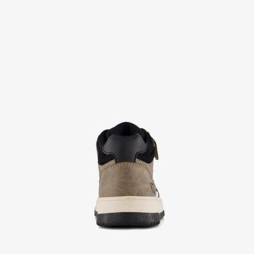 Hoge jongens sneakers bruin zwart