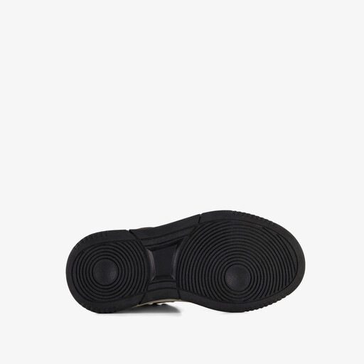 Hoge jongens sneakers bruin zwart