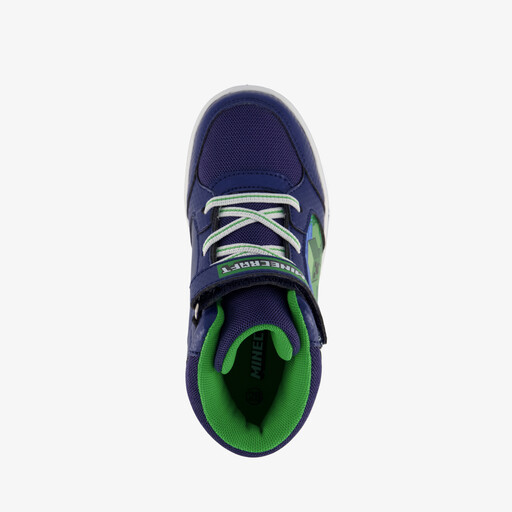Jongens hoge sneakers met lichtjes blauw