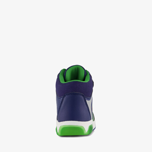 Jongens hoge sneakers met lichtjes blauw