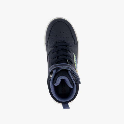 Jongens hoge sneakers blauw