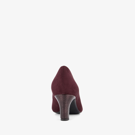 Dames pumps bordeaux rood