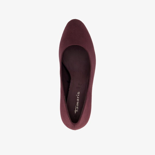 Dames pumps bordeaux rood