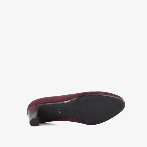 Dames pumps bordeaux rood