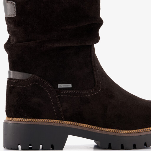 XX By gevoerde dames boots donkerbruin