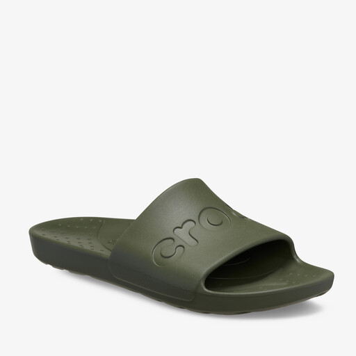 Slide Army Green heren badslippers groen