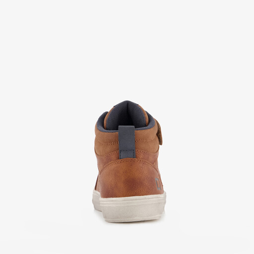 Hoge jongens sneakers bruin