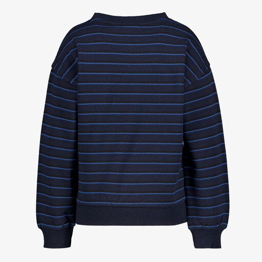 Gestreepte jongens sweater blauw