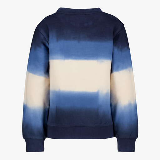 Jongens sweater blauwe beige