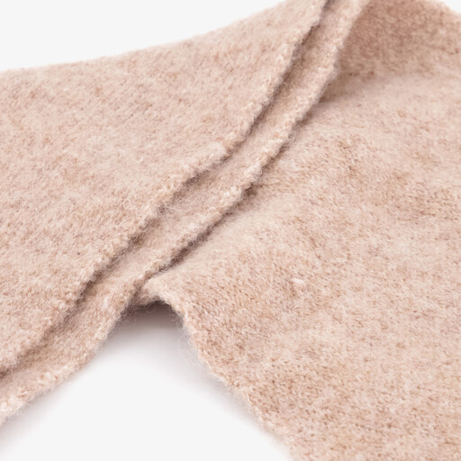 Driehoek dames sjaal beige