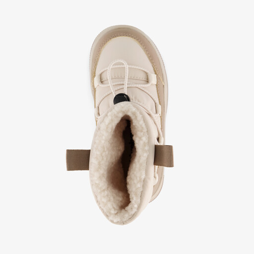 Gevoerde meisjes boots beige