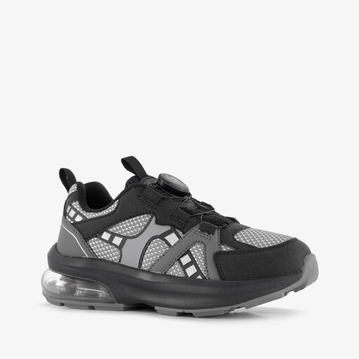 Bleu Box jongens sneakers met airzool zwart grijs