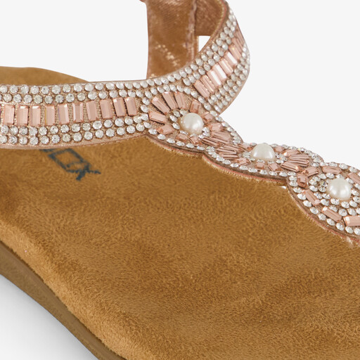 Meisjes sandalen met strass steentjes