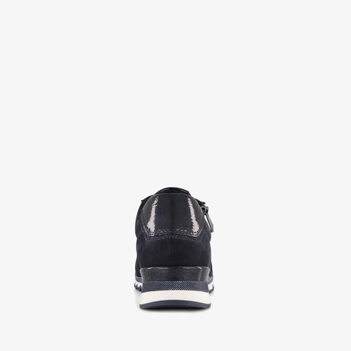 Dames sneakers met glitters donkerblauw