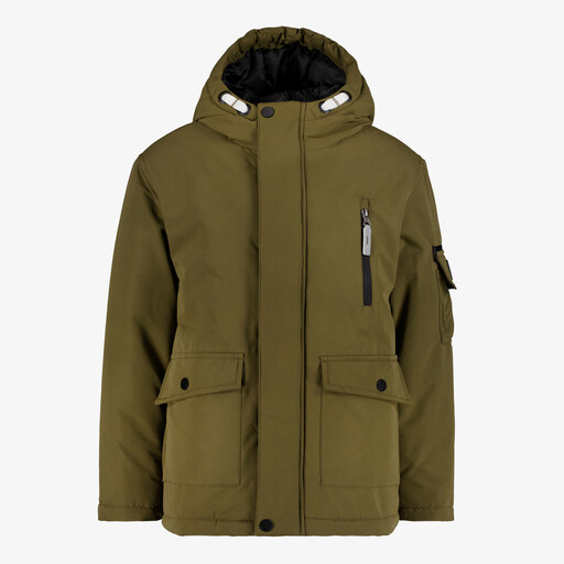 Jongens winterjas groen