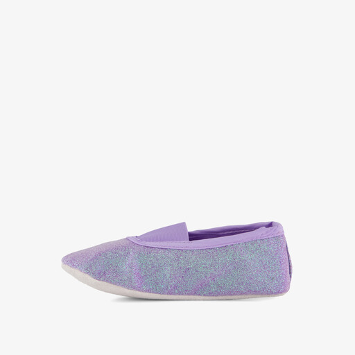 Balletschoenen paars met glitters