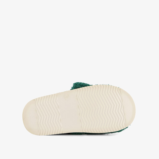 Hoge kinder pantoffels dino groen