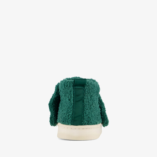 Hoge kinder pantoffels dino groen