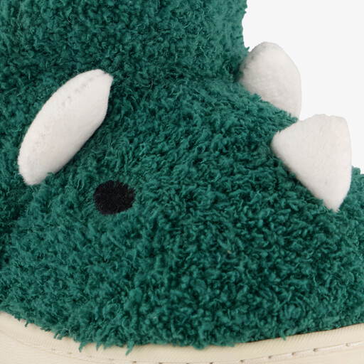Hoge kinder pantoffels dino groen