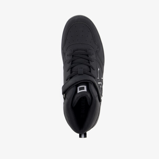 Hoge jongens sneakers met ster zwart