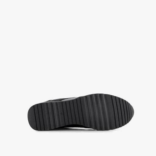 Dames sneakers met croco dessin zwart