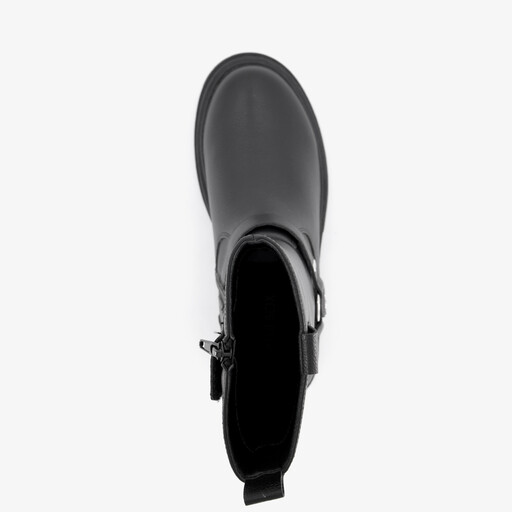 Hoge meisjes biker boots zwart