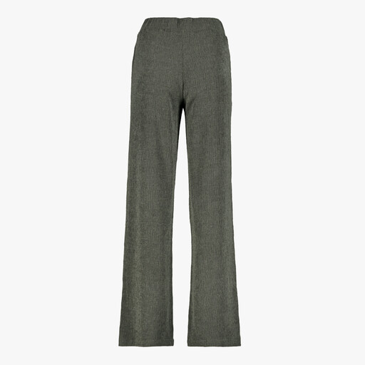 Dames plissé pantalon groen