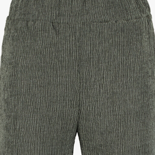 Dames plissé pantalon groen