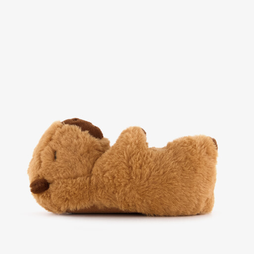 Kinder pantoffels capibara bruin