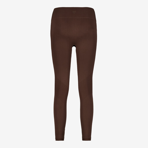 Seamless dames sportlegging bruin