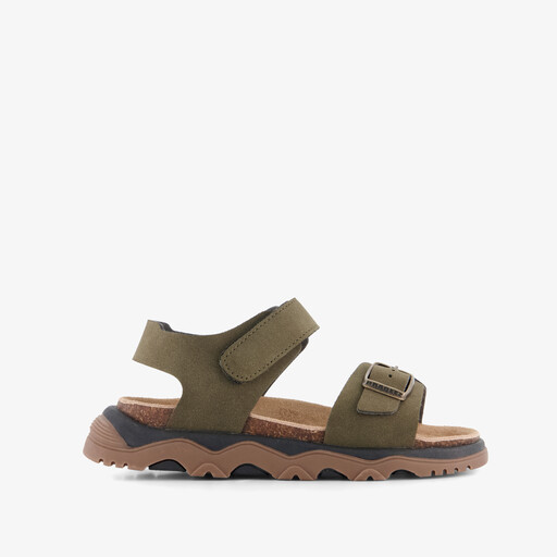 Leren jongens sandalen groen