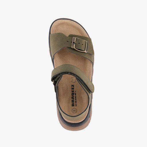Leren jongens sandalen groen