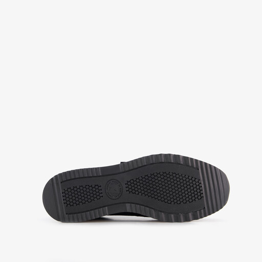 Suede dames sneakers blauw