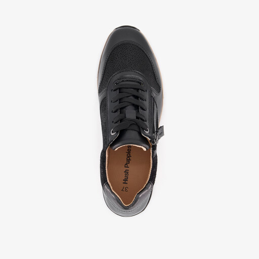 Suède dames sneakers zwart