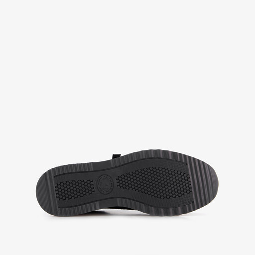 Suède dames sneakers zwart