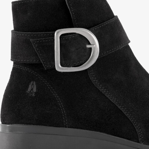 Suede dames boots zwart