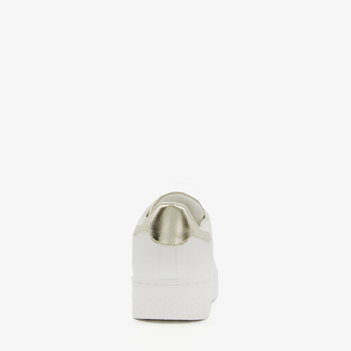 Dames sneakers wit goud