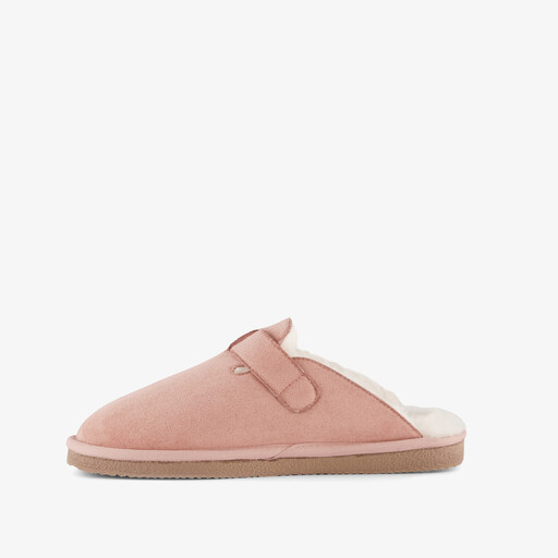 Gevoerde dames pantoffels roze