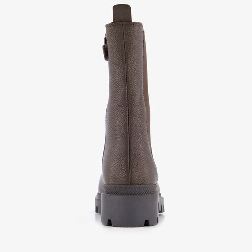 Leren meisjes Chelsea boots bruin