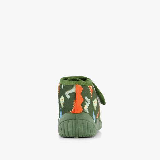 Jongens pantoffels met dino's groen