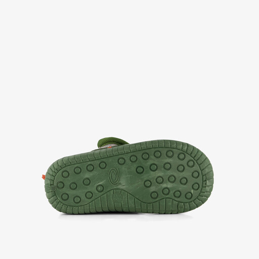 Jongens pantoffels met dino's groen
