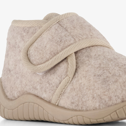 Kinder pantoffels beige