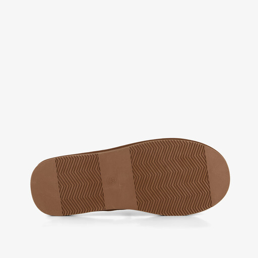 Heren instap pantoffels bruin