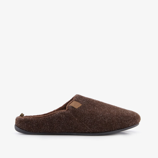 Heren instap pantoffels bruin