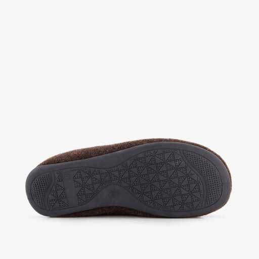 Heren instap pantoffels bruin