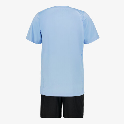 Tweedelig kinder sport set blauw zwart