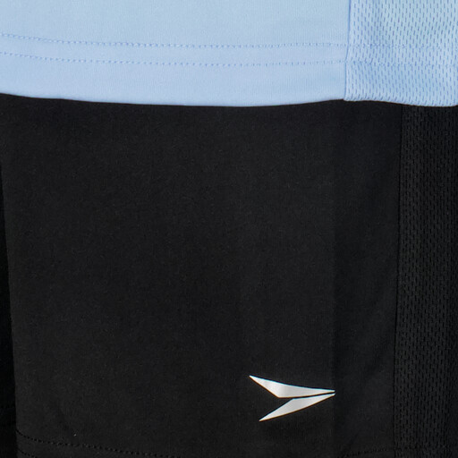 Tweedelig kinder sport set blauw zwart