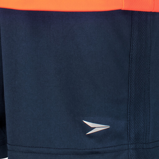 Tweedelig kinder sport set oranje blauw